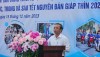 Ông Nguyễn Minh Phong - Phó Chủ tịch UBND huyện phát biểu tại buổi lễ