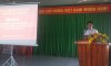 Đồng chí Nguyễn Hữu Dũng - Chủ tịch UBND xã quán triệt Hội nghị tập huấn công tác chuyển đổi số trên địa bàn xã
