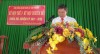 Đồng chí Trần Bá Hải - Chủ tịch Hội đồng nhân dân xã, phát biểu bế mạc kỳ họp